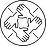icon_Supportive Icon Supportive – four hands overlapping